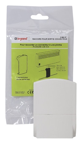 Sortie convecteur 80 X 20 LEGRAND  - Legrand - Brico Dépôt