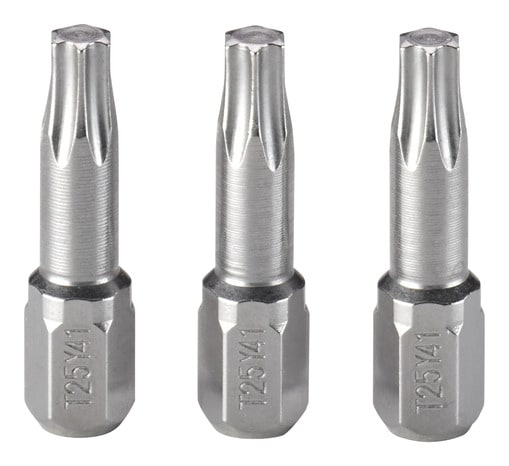 SET 3 PIÈCES INOX TORX 25 MM - Forge Steel Pro 4 - Brico Dépôt