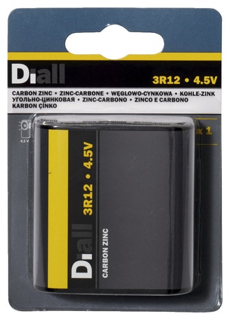 Pile carbon zinc 4,5v/3r12 - Diall - Brico Dépôt