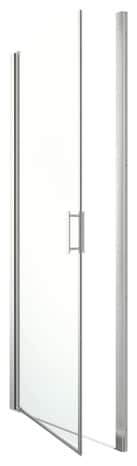 Porte de douche pivotante "Beloya" l.90 cm en verre transparent - GoodHome - Brico Dépôt