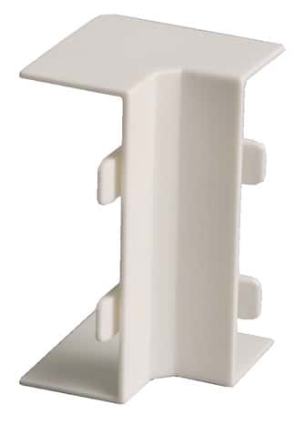 Angles intérieurs pour moulure électrique 22x12mm blanc - Lot de 4 - GGK