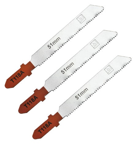 Lot de 3 lames de scie sauteuse T droite L. 75 mm - Brico Dépôt