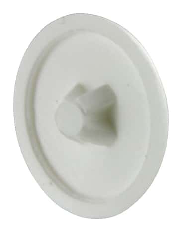 20 cache-vis blancs en plastique pour vis VBA à empreinte cruciforme Ø 3 à  5 mm - Brico Dépôt