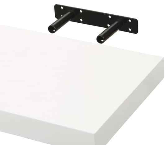 Tablette blanc gloss l. 30 cm x p. 23,5 cm - ép. 38 mm - GoodHome - Brico Dépôt