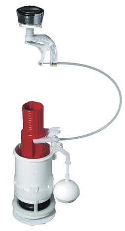 Mécanisme WC économiseur d'eau à double bouton poussoir remplissage rapide chasse  d'eau 3 / 6 L - Brico Dépôt