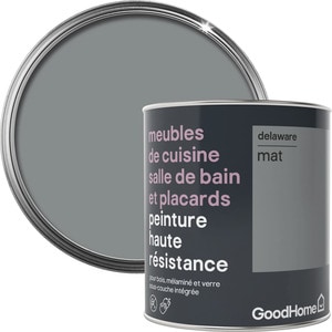 Peinture De Renovation Meubles Cuisine Salle De Bains Et Placards Acrylique Mat Gris Delaware 0 75 L Brico Depot