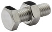 Boulons tête hexa inox 8 x 25 mm