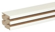 Lot de 5 plinthes blanches L. 220 cm x l. 60 mm x Ép. 11 mm - GoodHome