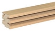 Lot de 5 plinthes hêtre L. 220 cm x l. 60 mm x Ép. 11 mm