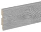 Plinthe décor imitation pin gris 2 frises L. 220 x - H. 8 cm x Ép. 13 mm