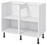 Caisson bas blanc - L. 100 x H. 87 x P. 57cm - GoodHome