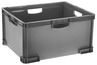 Caisse en plastique gris 51 L 