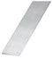 Plat aluminium brut - 50 x 3 mm 2,50 m Argent