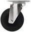 Roulette pivotante PVC noir - Ø 12,5 cm - 100 kg