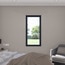 Fenêtre aluminium gris oscillo-battante 1 vantail gauche h.95 x l.60 cm