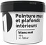 Peinture blanche murs et plafonds mat 10 L