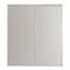 Porte coulissante blanche profil blanc 