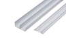 Lot de 2 rails L. 270 cm - Blanc laqué