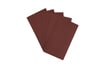 Lot de 5 feuilles de papier abrasif 125 x 70 mm grain 120