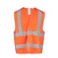 Gilet de sécurité haute visibilité orange taille L