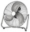 Ventilateur de sol inclinant argent, D. 45 cm