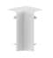 Lot de 4 angles intérieur blanc pour plinthe - 20 x 70 mm - GGK