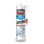 Mastic bain & cuisine pure silicone anti-moisissures blanc, 280 ml