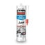 Mastic bain & cuisine, joint silicone multi-matériaux, couleur ardoise 280 ml