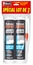 Lot de 2 cartouches de mastic HD email & synthétique transparent cartouche 280 ml