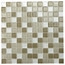 Mosaïque de verre beige - l. 30 x L. 30 cm