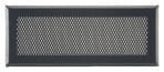 Grille d'aération noire - 50 x 20 cm