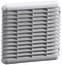 Grille antichoc en PVC blanche à clipser - 190 x 190 mm