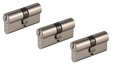 Lot de 3 cylindres 30 x 30 mm