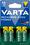 Lot de 4 piles rechargeables AA/HR6 2100 mAh 1,20 V R2U - Varta