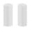 Lot de 2 embouts de finition blanc gauche et droit pour plinthe - 20 x 70 mm - GGK